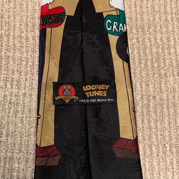 Looney Tunes 1997 Christmas Sylvester & Tweety Tie - Picture 5 of 8